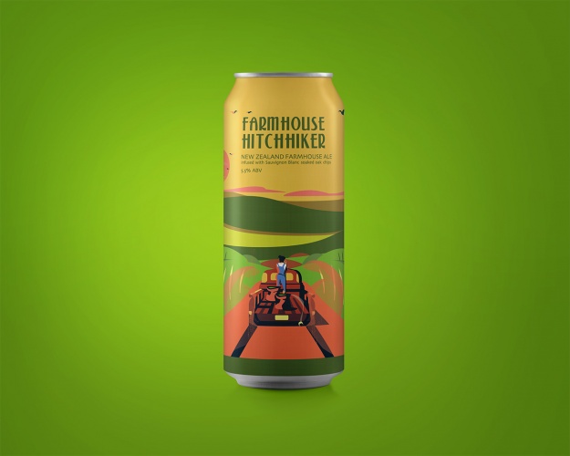 Beatzniks系列啤酒易拉罐插圖包裝設(shè)計