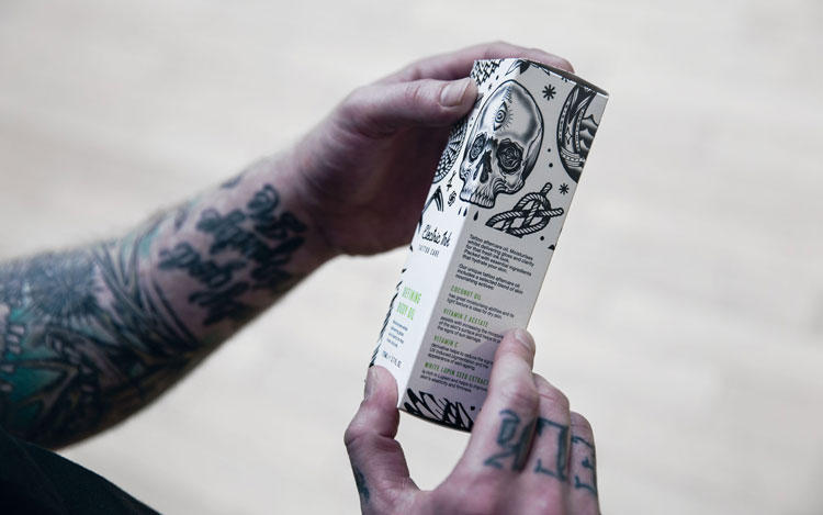 紋身護(hù)理品牌Electric Ink視覺識(shí)別設(shè)計(jì)