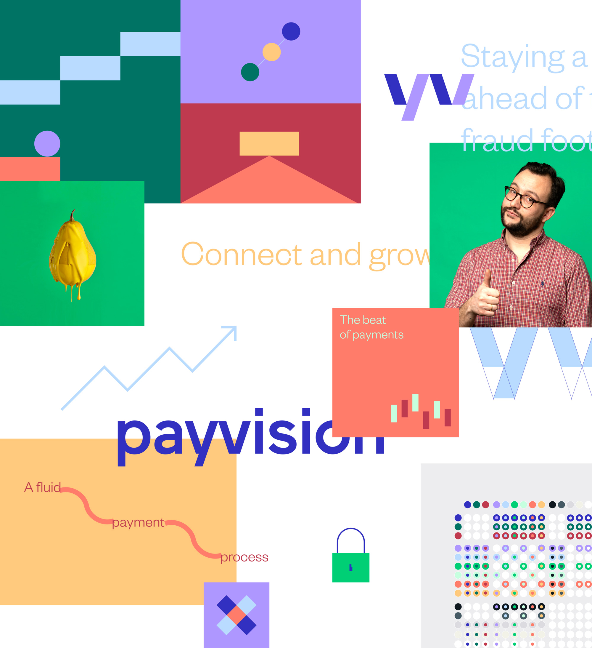 Payvision安全交易支付平臺(tái)logo設(shè)計(jì)，企業(yè)形象塑造